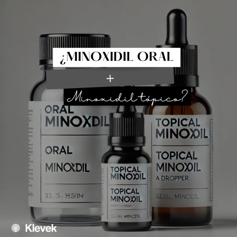 Minoxidil oral y minoxidil tópico