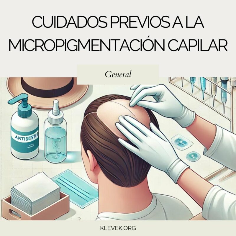 Cuidados previos a la micropigmentación capilar