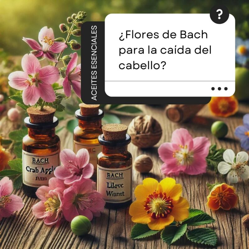 Flores de Bach para la caída del cabello