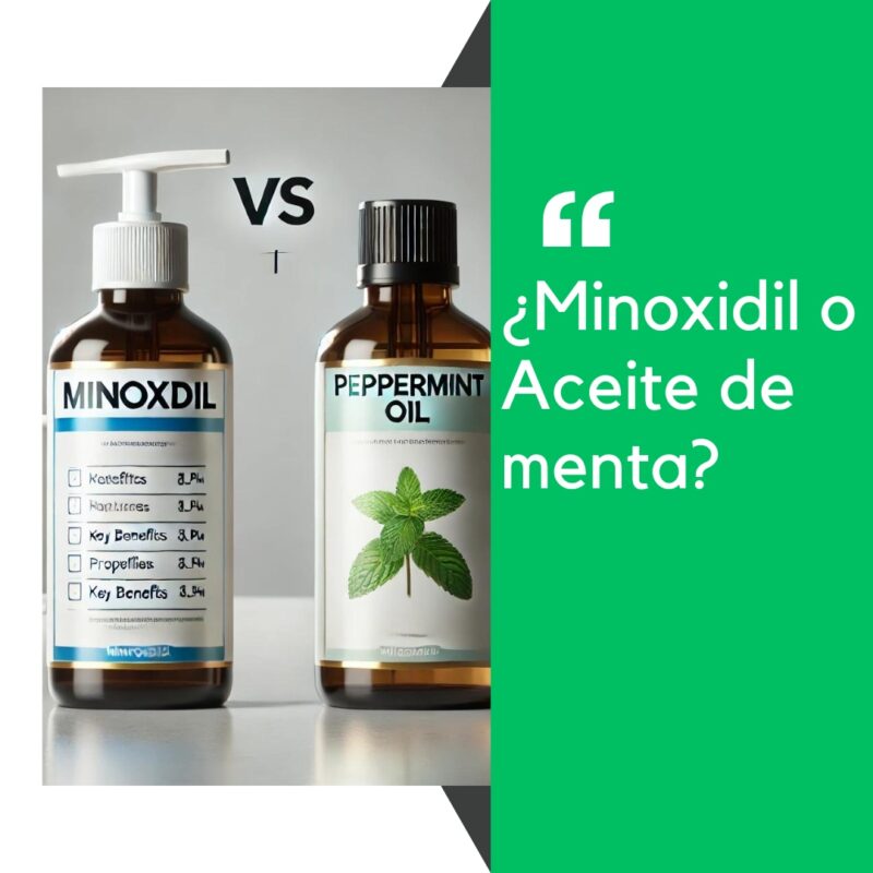 Minoxidil o Aceite de menta